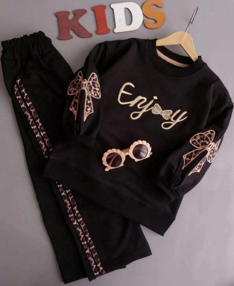 ست بلوز شلوار دخترانه پلنگی کد 139982 - خرید ست بلوز شلوار دخترانه عمده