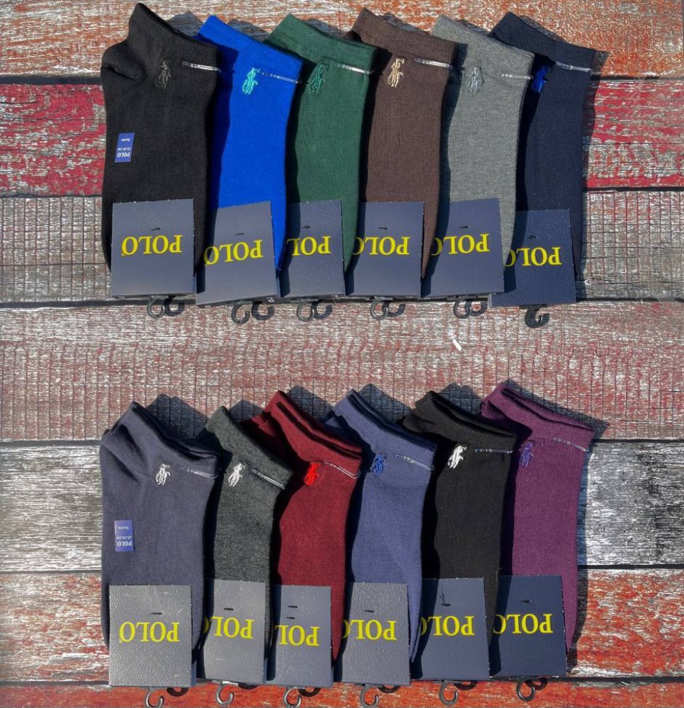 جوراب مردانه مچی گلدوزی خارجی کد 139273 - خرید جوراب مردانه عمده