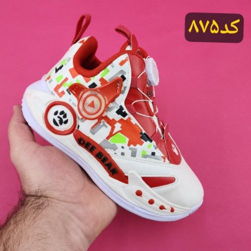 خرید عمده کتونی ساقدار زیپ لاین بچگانه