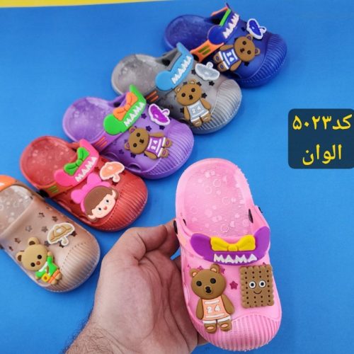 خرید عمده دمپایی کراکس بچگانه - دمپایی دخترانه عمده