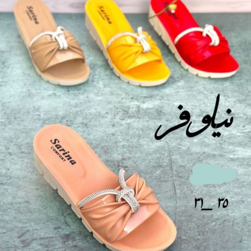 فروش عمده صندل دخترانه مدل نیلوفر - صندل دخترانه عمده