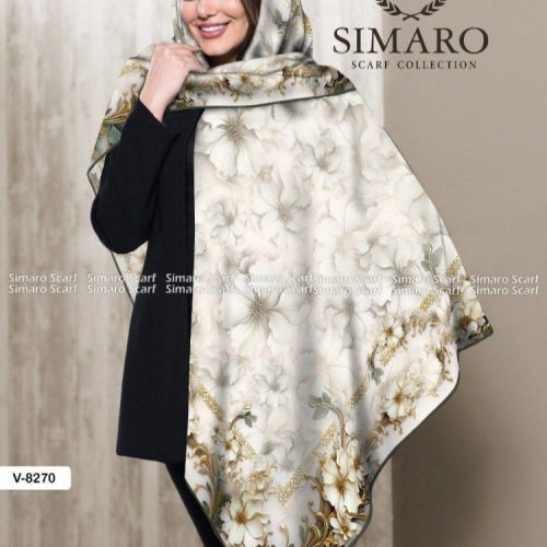 خرید عمده روسری نخی سیمارو سایز ۱۴۰