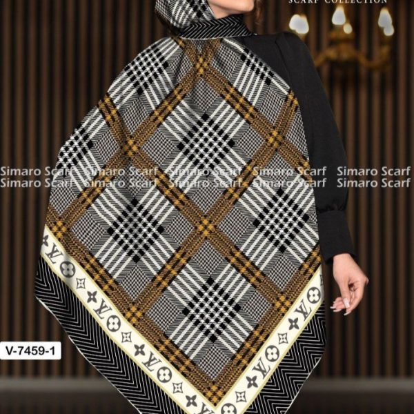 خرید عمده روسری نخی سیمارو سایز ۱۴۰