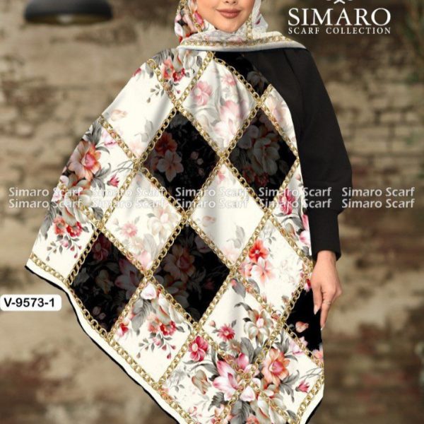 خرید عمده روسری نخی سیمارو سایز ۱۴۰