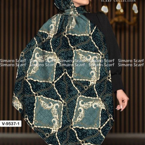 خرید عمده روسری نخی سیمارو سایز ۱۴۰