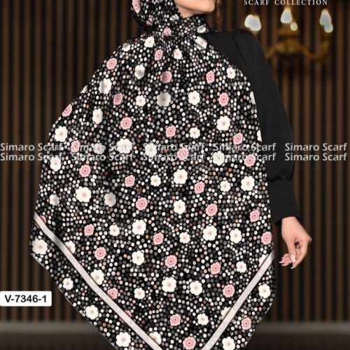 خرید عمده روسری نخی سیمارو سایز ۱۴۰