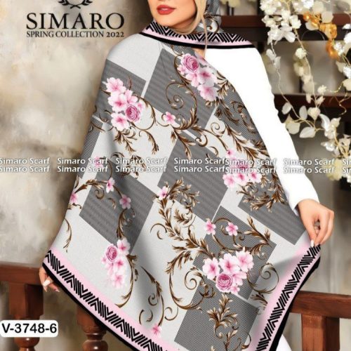 خرید عمده روسری نخی سیمارو سایز ۱۴۰
