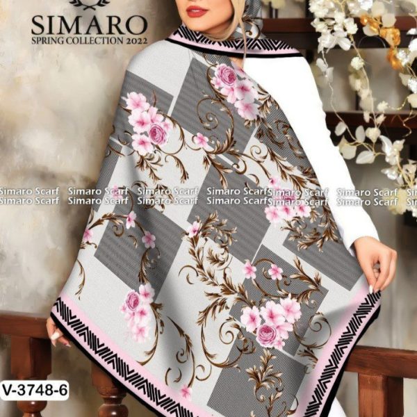 خرید عمده روسری نخی سیمارو سایز ۱۴۰
