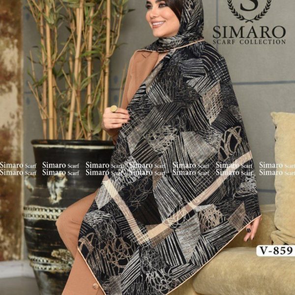 خرید عمده روسری سیمارو حریر کرپ سایز ۱۴۰