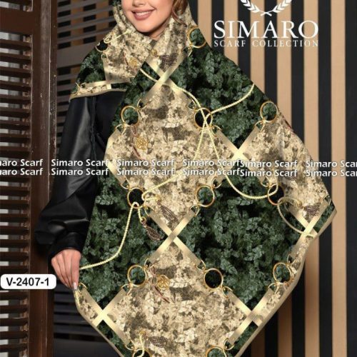 خرید عمده روسری سیمارو حریر کرپ سایز ۱۴۰