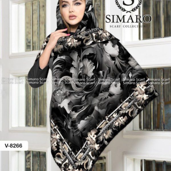 خرید عمده روسری سیمارو حریر کرپ سایز ۱۴۰
