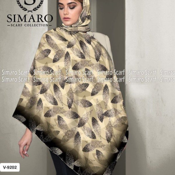 خرید عمده روسری سیمارو حریر کرپ سایز ۱۴۰