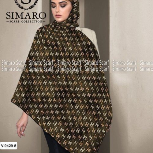 خرید عمده روسری سیمارو حریر کرپ سایز ۱۴۰