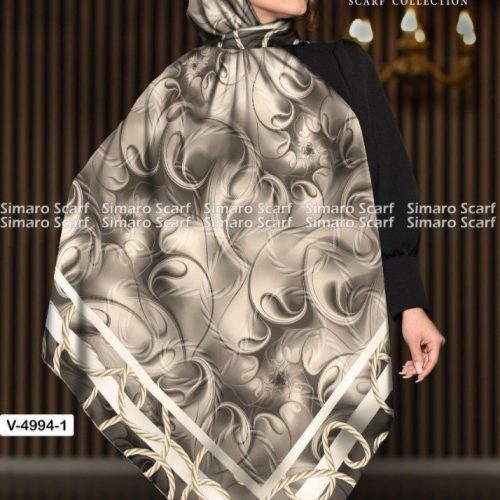 خرید عمده روسری سیمارو حریر کرپ سایز ۱۴۰