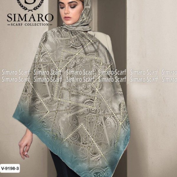 خرید عمده روسری سیمارو حریر کرپ سایز ۱۴۰