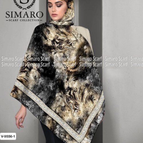 خرید عمده روسری سیمارو حریر کرپ سایز ۱۴۰