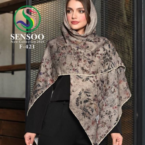 خرید عمده روسری کرپ حریر سایز ۱۲۰