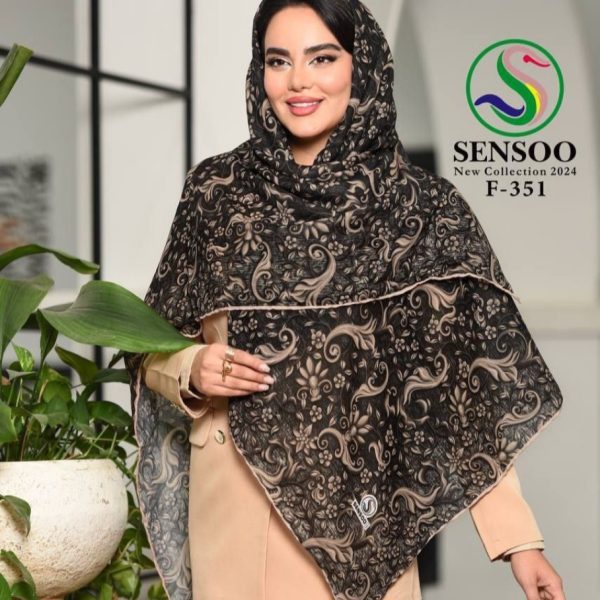 خرید عمده روسری کرپ حریر سایز ۱۲۰