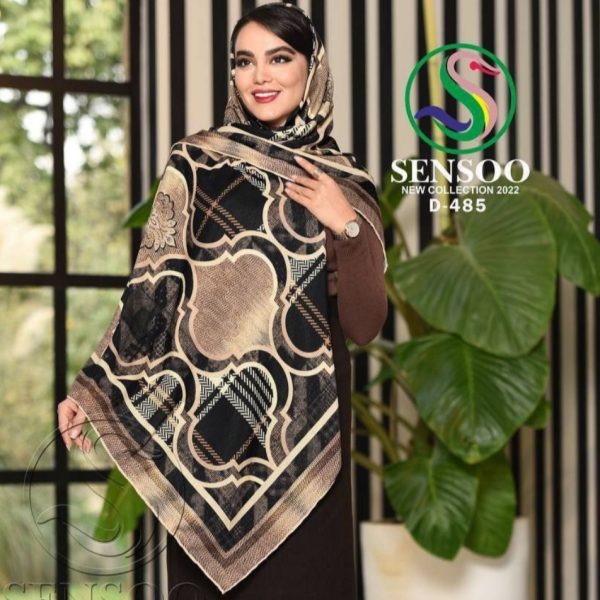 خرید عمده روسری کرپ حریر سایز ۱۲۰