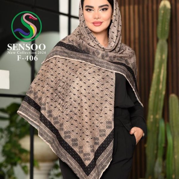 خرید عمده روسری کرپ حریر سایز ۱۲۰