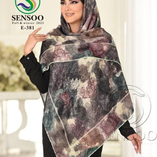 خرید عمده روسری کرپ حریر سایز ۱۲۰