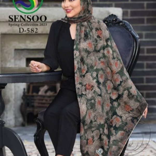 خرید عمده روسری کرپ حریر سایز ۱۲۰