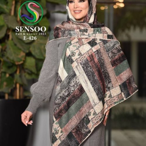 خرید عمده روسری کرپ حریر سایز ۱۲۰