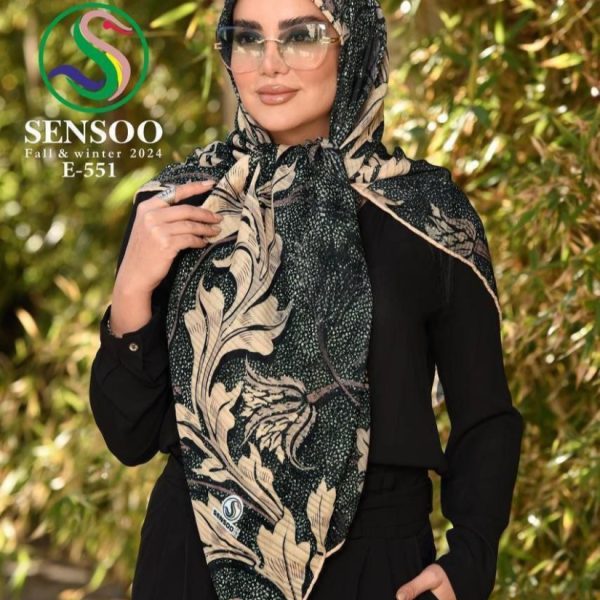 خرید عمده روسری کرپ حریر سایز ۱۲۰