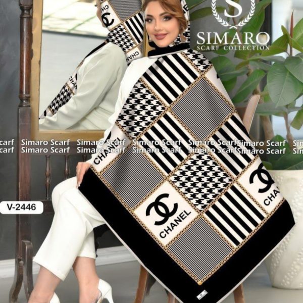 خرید عمده روسری کرپ حریر سایز ۱۴۰