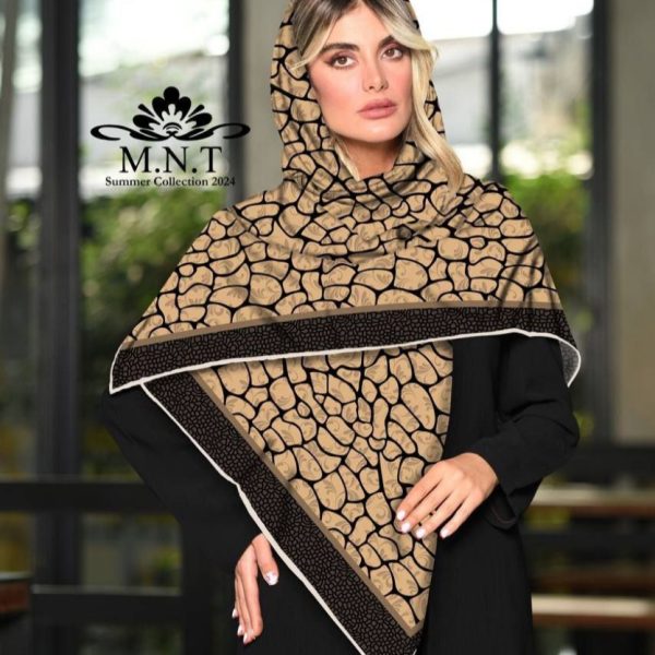 خرید عمده روسری زنانه کرپ حریرسایز ۱۲۰