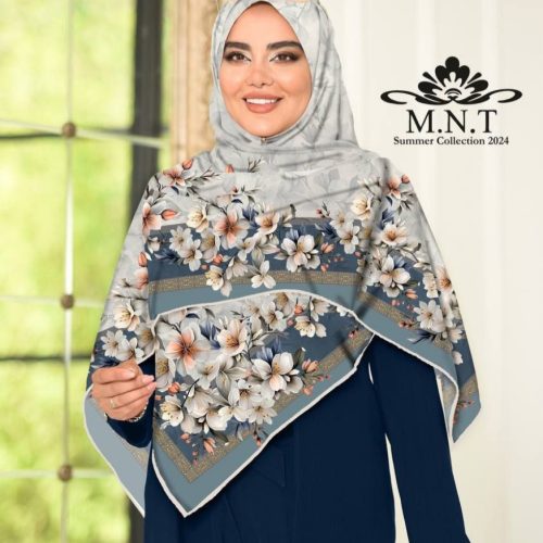 خرید عمده روسری زنانه کرپ حریرسایز ۱۲۰