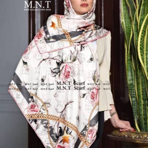 روسری زنانه کرپ حریرسایز ۱۲۰