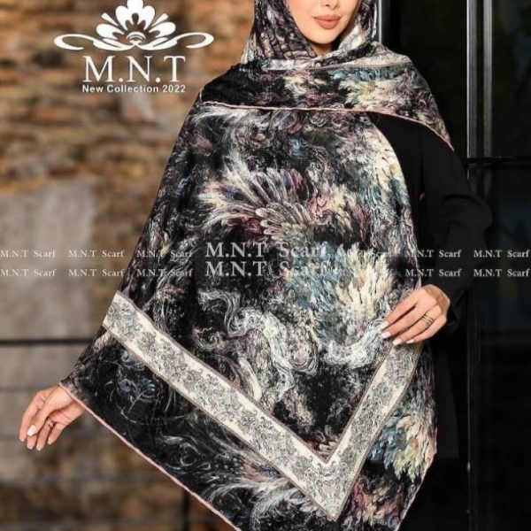 خرید عمده روسری زنانه کرپ حریرسایز ۱۲۰