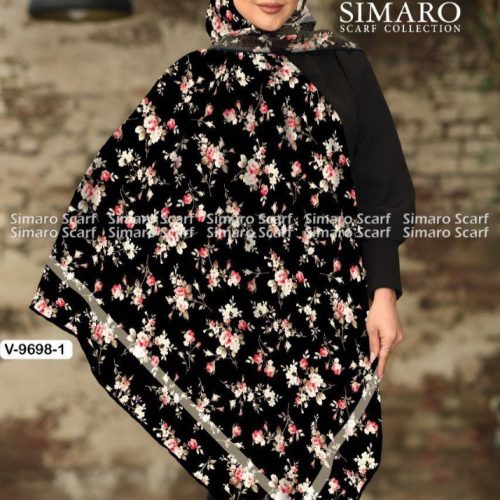 خرید عمده روسری زنانه کرپ حریرسایز ۱۲۰