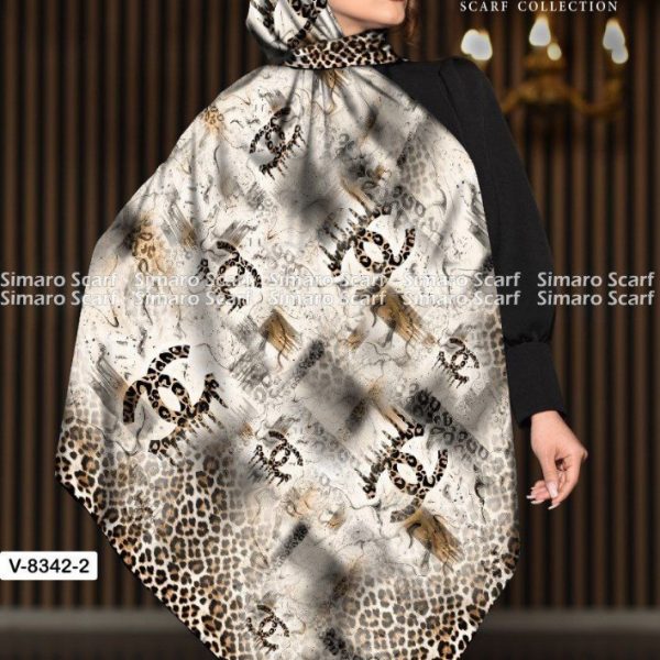 خرید عمده روسری زنانه کرپ حریرسایز ۱۲۰