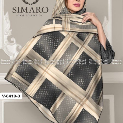 فروش عمده روسری کرپ حریر سایز ۱۴۰ - شال و روسری زنانه عمده