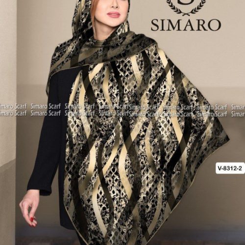 فروش عمده روسری کرپ حریر سایز ۱۴۰ - شال و روسری زنانه عمده