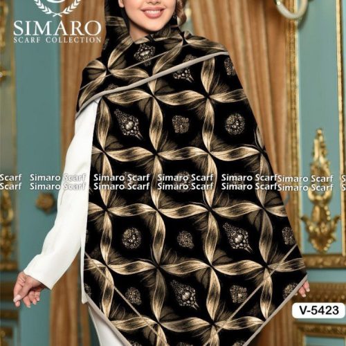 فروش عمده روسری کرپ حریر سایز ۱۴۰ - شال و روسری زنانه عمده