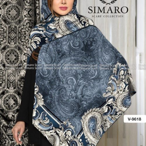 فروش عمده روسری کرپ حریر سایز ۱۴۰ - شال و روسری زنانه عمده