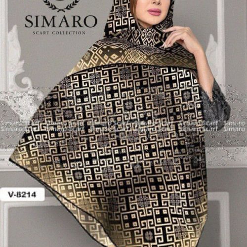 فروش عمده روسری کرپ حریر سایز ۱۴۰ - شال و روسری زنانه عمده
