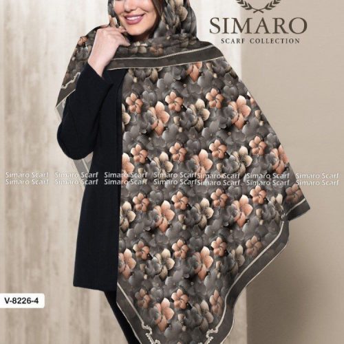 فروش عمده روسری کرپ حریر سایز ۱۴۰ - شال و روسری زنانه عمده