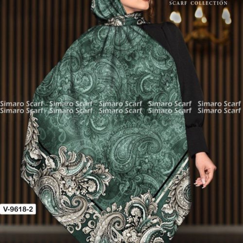 فروش عمده روسری کرپ حریر سایز ۱۴۰ - شال و روسری زنانه عمده