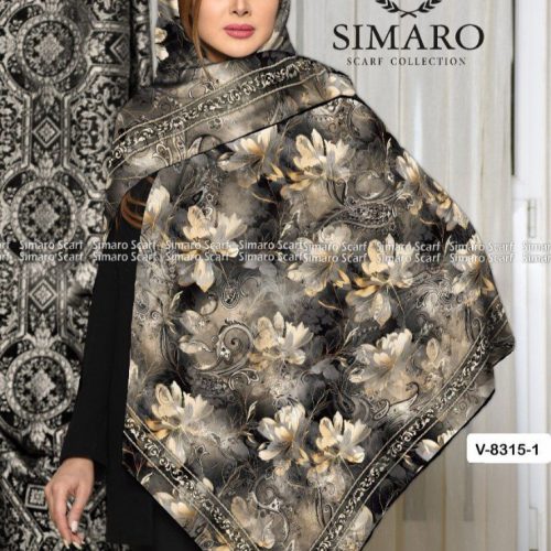 فروش عمده روسری کرپ حریر سایز ۱۴۰ - شال و روسری زنانه عمده