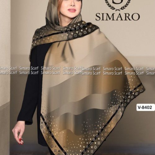 فروش عمده روسری کرپ حریر سایز ۱۴۰ - شال و روسری زنانه عمده