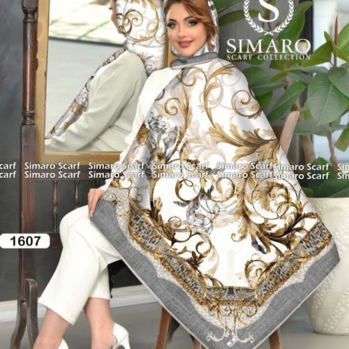 فروش عمده روسری کرپ حریر سایز ۱۴۰ - شال و روسری زنانه عمده