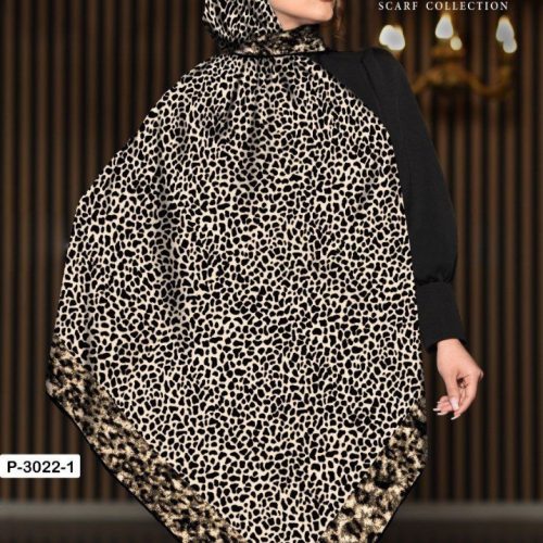 فروش عمده روسری زنانه کرپ حریر سایز ۱۲۰ - شال و روسری زنانه عمده