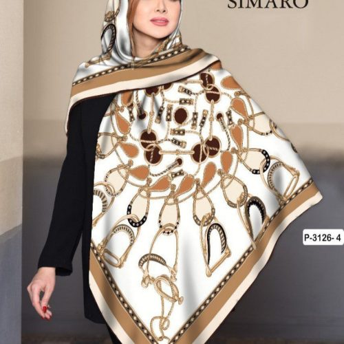 فروش عمده روسری کرپ حریر سایز ۱۴۰ - شال و روسری زنانه عمده