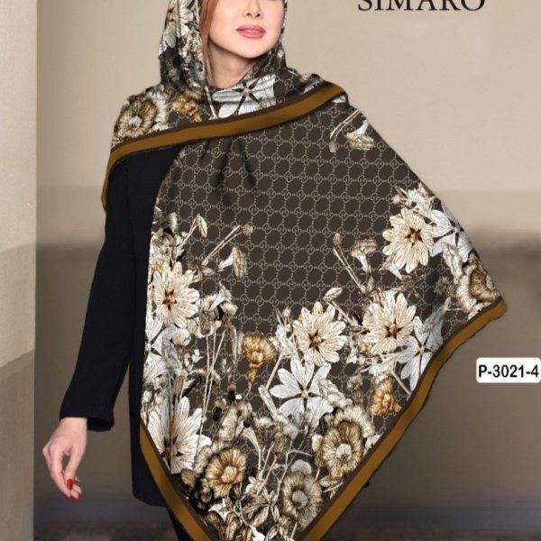 فروش عمده روسری کرپ حریر سایز ۱۴۰ - شال و روسری زنانه عمده