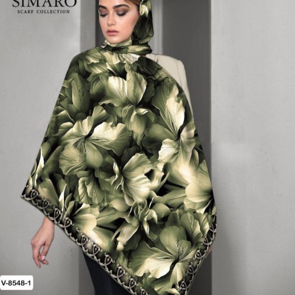 فروش عمده روسری کرپ حریر سایز ۱۴۰ - شال و روسری زنانه عمده