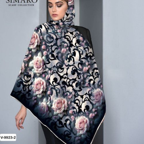 فروش عمده روسری کرپ حریر سایز ۱۴۰ - شال و روسری زنانه عمده